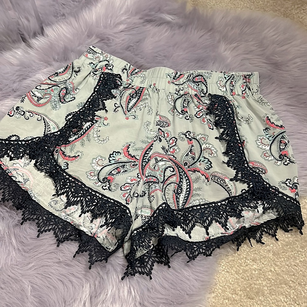 Charlotte Russe | Lace Trim Shorts